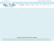 Tablet Screenshot of kymdurham.com